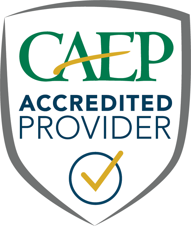 Accreditation badge as a CAEP provider
